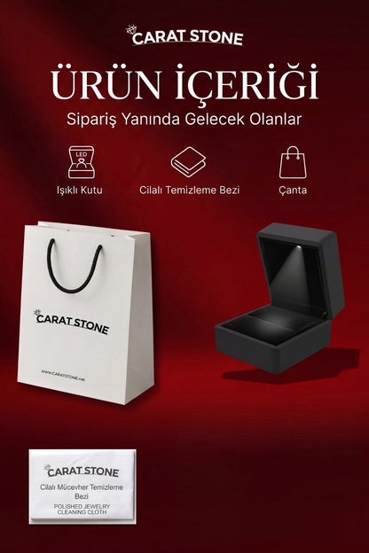 IŞIKLI KUTUDA 24 ayar altın kaplı paslanmaz çelik kordon bileklik