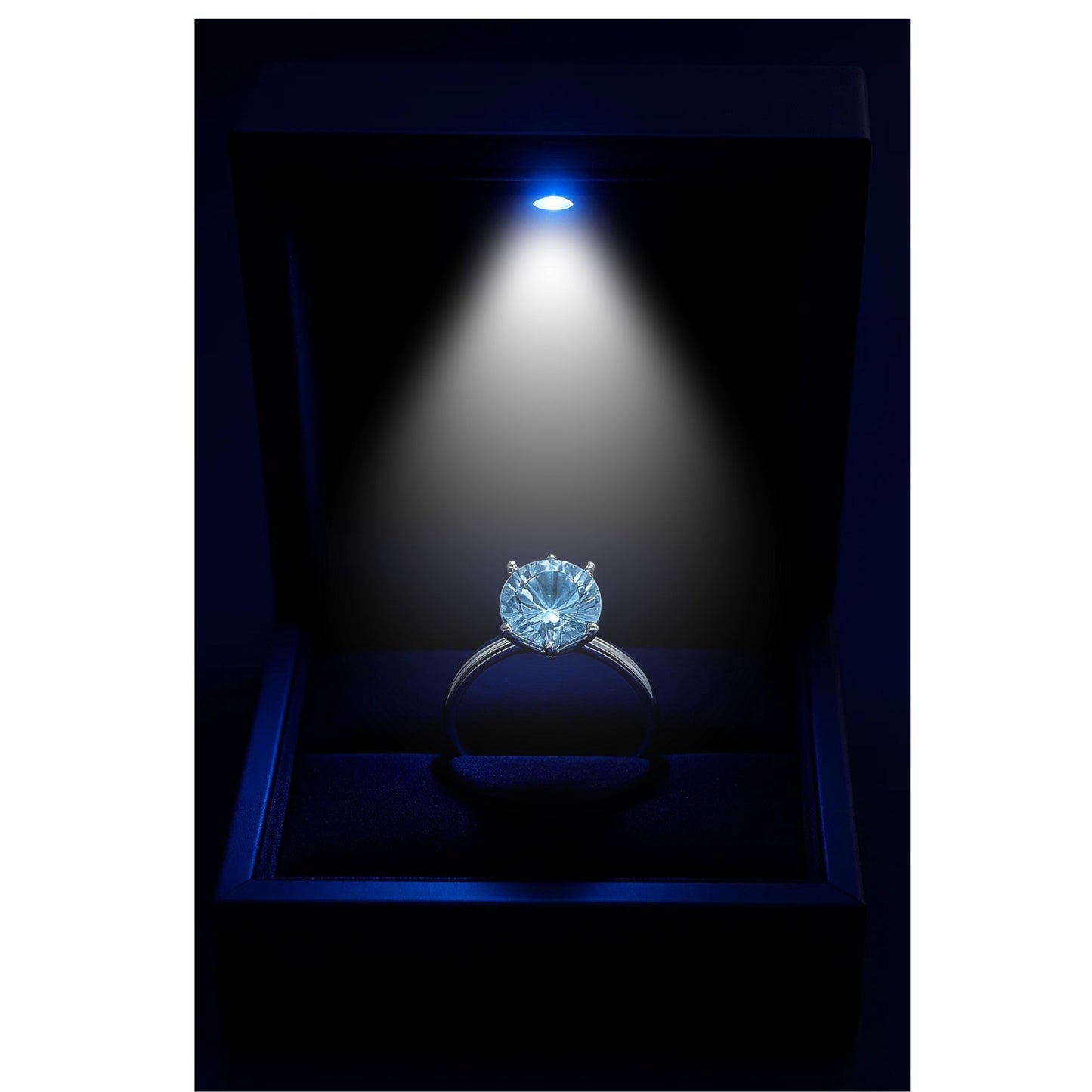 925 AYAR GERÇEK GÜMÜŞTEN 3 CARAT TEKTAŞ YÜZÜK