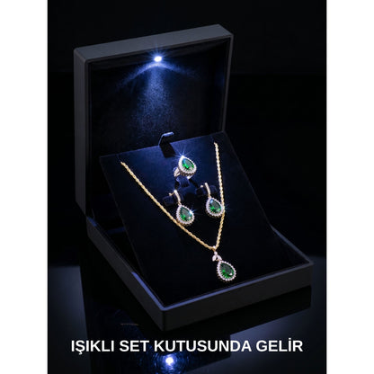 925 AYAR GÜMÜŞ YÜZÜK,KOLYE,KÜPE, SET (KOLYE ZİNCİRİ DAHİL )