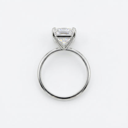 925 ayar gümüş 6 carat , mükemmel kesim baget kadın yüzük